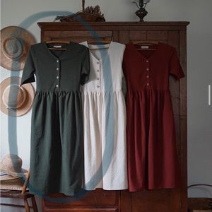 Little Cottonwood evergreen alder dress